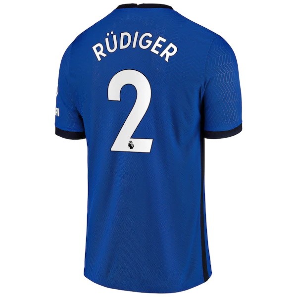 Maglia Chelsea NO.2 Rudiger Prima 20/21 Blu